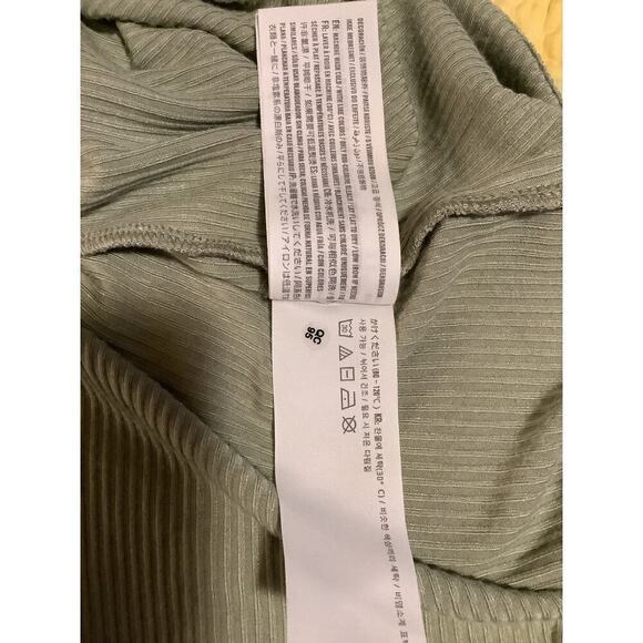 Abercrombie & Fitch Knit Dress Ruching L Bodycon Streetwear - Picture 5 of 5